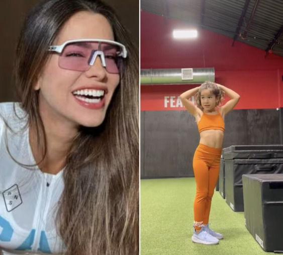 Adriana Sant’anna surpreende ao mostrar rotina fitness da filha de sete anos: “Ficamos impressionados”