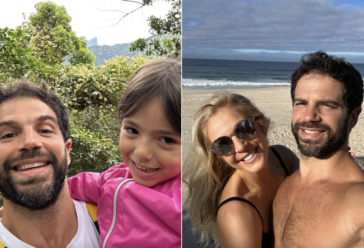 Duda Nagle curte passeio na natureza com a filha Zoe e a nova namorada; veja fotos