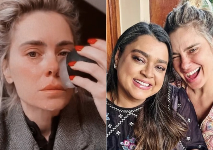 Ao som de Preta Gil, Carol Dieckmmann volta à rotina após morte da amiga