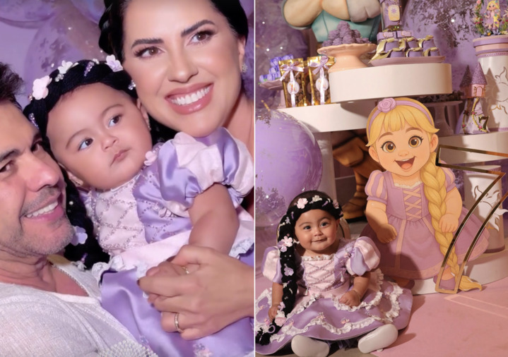 Graciele Lacerda e Zezé di Camargo celebram sete meses da filha Clara; veja fotos