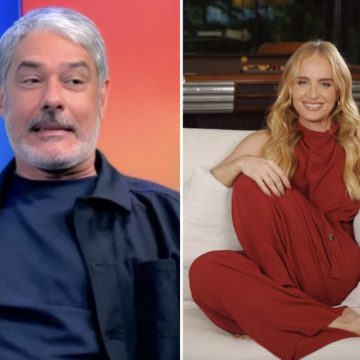 William Bonner relembra momento divertido com Angélica: ‘Tem pavor do javali’