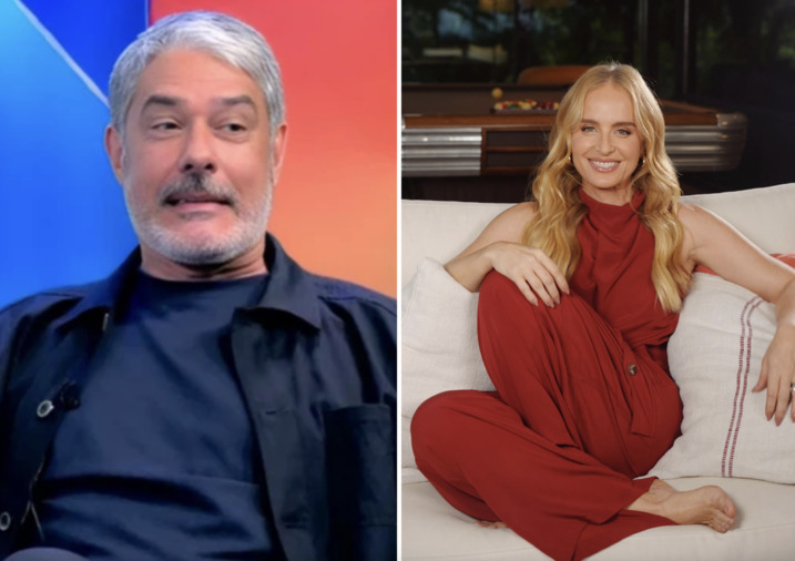William Bonner relembra momento divertido com Angélica: ‘Tem pavor do javali’