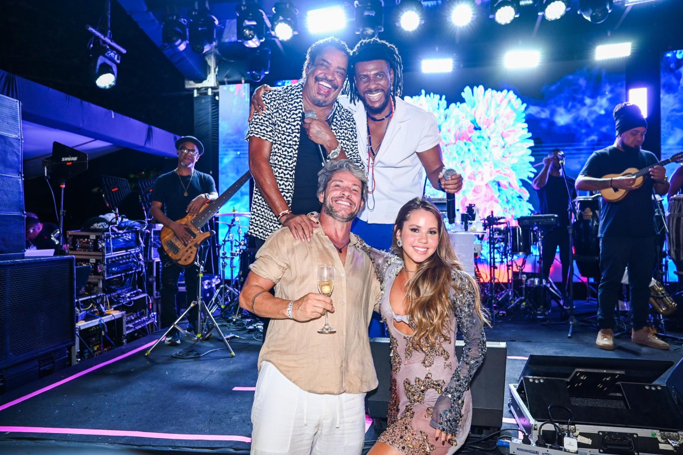 Compadre Washington, Beto Jamaica, Preto e Camila Maria Casagrande 
