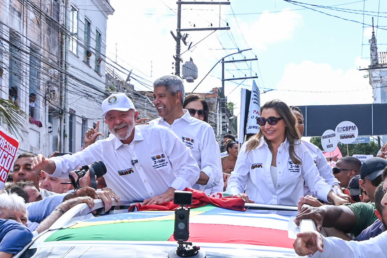 Lula, Jerônimo Rodrigues e Janja Lula da Silva