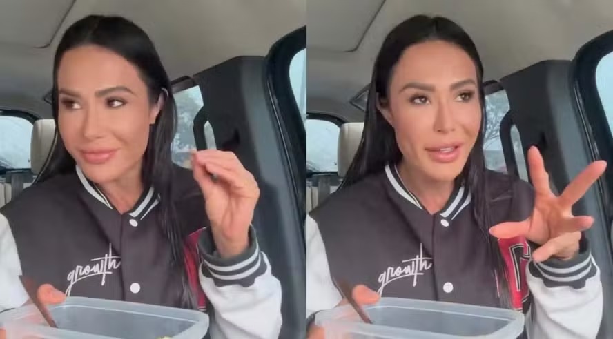 Gracyanne Barbosa se cansa de comer ovos cozidos e cria alternativa