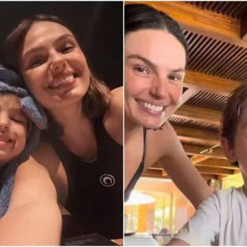 Isis Valverde reage ao fazer nova viagem e ser questionada sobre filho: ‘Fica com quem?’