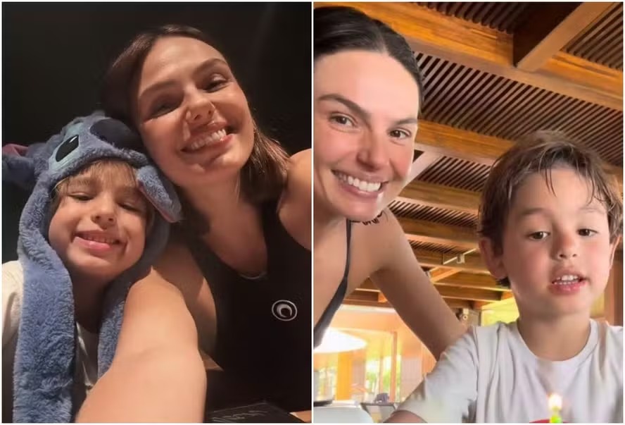 Isis Valverde reage ao fazer nova viagem e ser questionada sobre filho: ‘Fica com quem?’