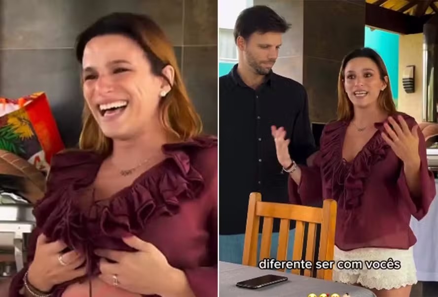 Grávida, Jade Barbosa se emociona ao anunciar sexo e nome do bebê