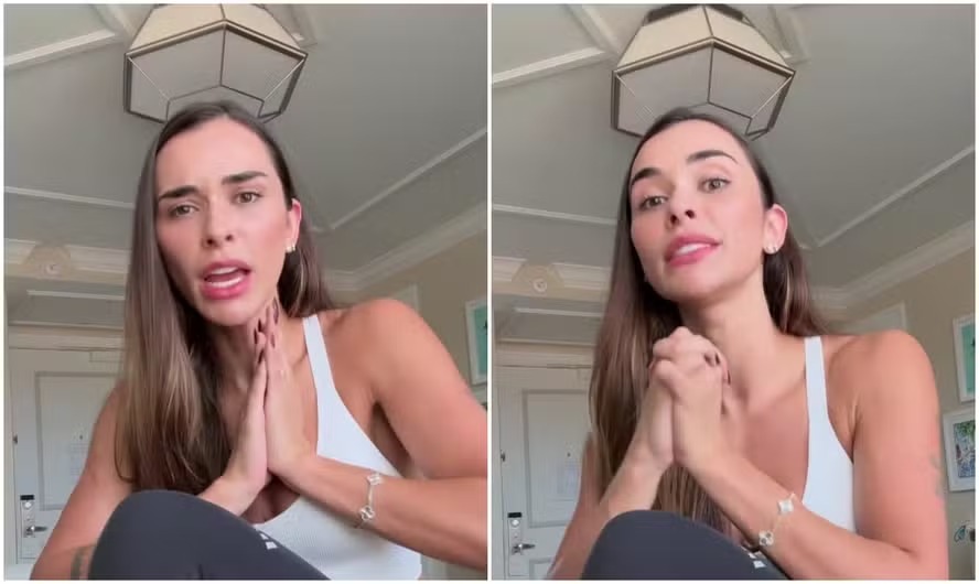 Tainá Castro, esposa de Éder Militão, desabafa sobre xenofobia nos EUA: ‘Olhar de julgamento’