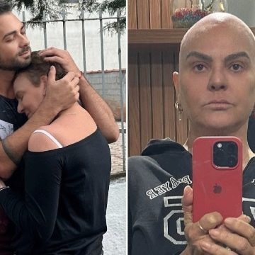 Mãe de Isis Valverde homenageia amigo que raspou cabeça junto com ela: ‘Chorou comigo’