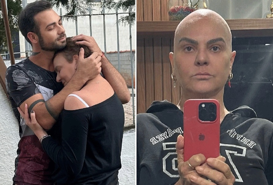 Mãe de Isis Valverde homenageia amigo que raspou cabeça junto com ela: ‘Chorou comigo’