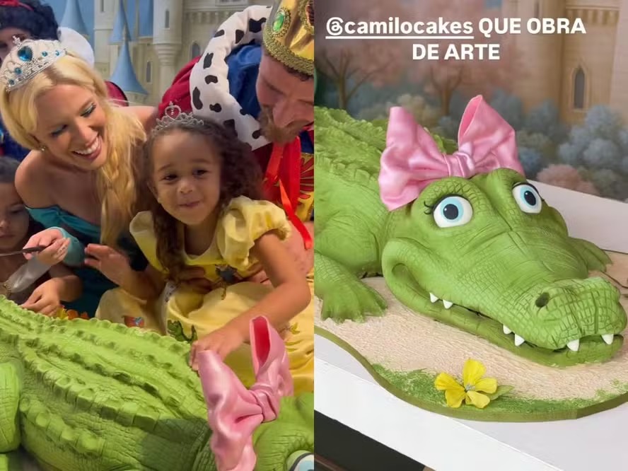 Festa da filha de Karol Lima e Militão teve bolo de R$ 8,4 mil foi feito por campeão de reality