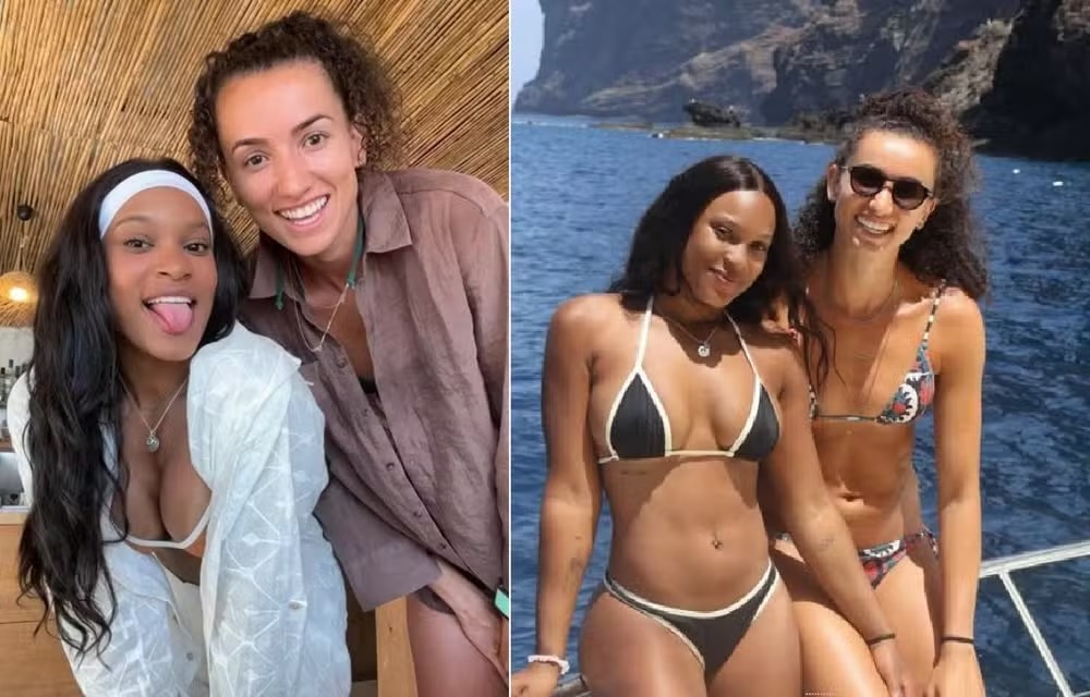 Rebeca Andrade vibra com vôlei feminino em meio a suposto affair com Gabi