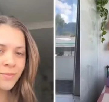 Influencer transforma quarto da filha em depósito e coloca menina para dormir na varanda