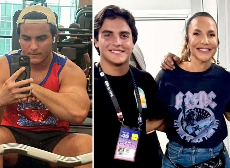 Com 1,85m de altura aos 15 anos, filho de Ivete Sangalo pratica cinco esportes