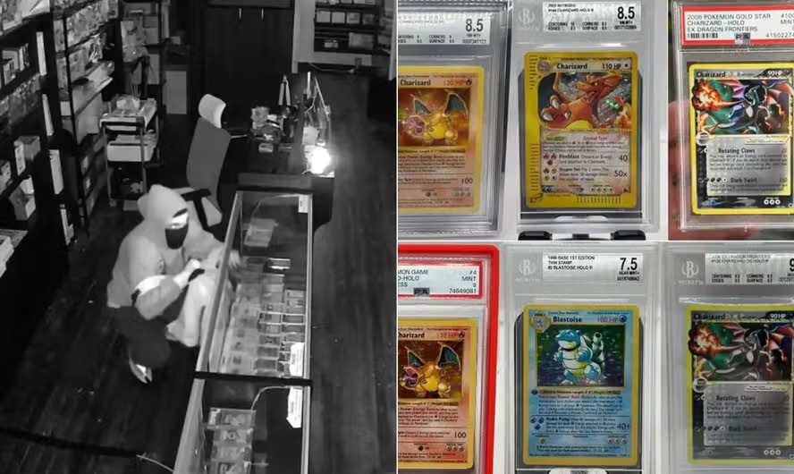 Cartas de Pokémon avaliadas em R$ 550 mil são roubadas nos EUA