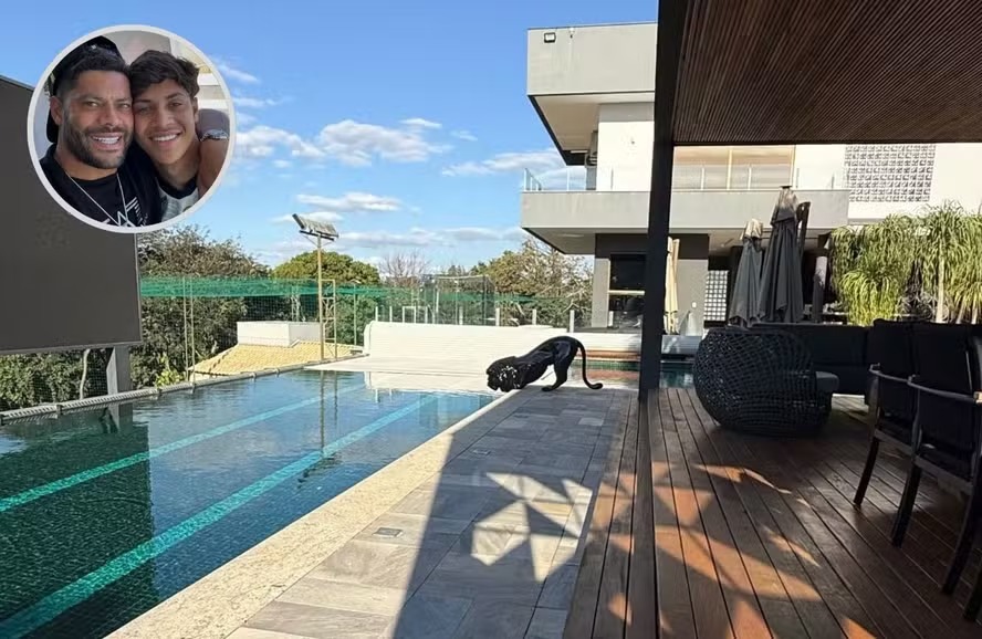 Filho de Hulk Paraíba mostra mansão de R$ 6 milhões do jogador em BH