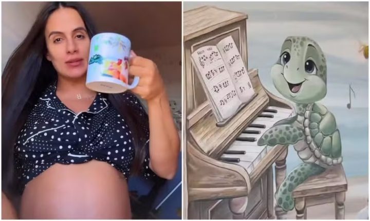 Carol Peixinho organiza quarto de filho com Thiaguinho e mostra detalhes