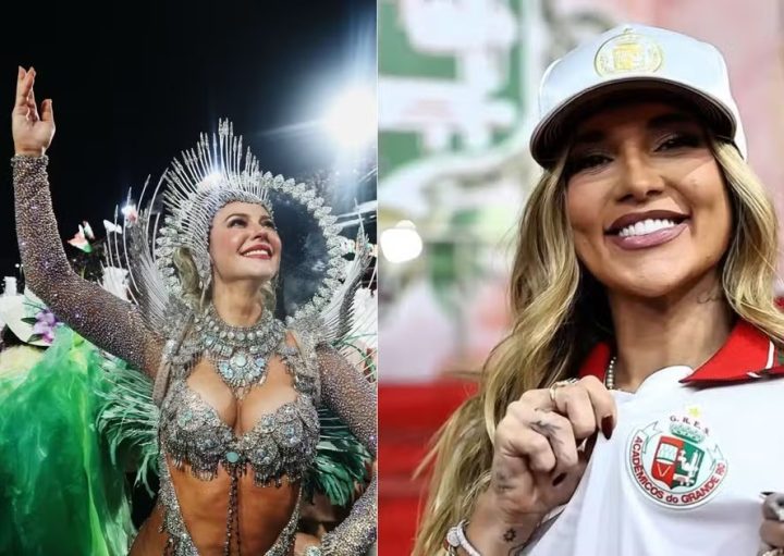Paolla Oliveira fala sobre passar o posto de rainha de bateria para Virginia Fonseca
