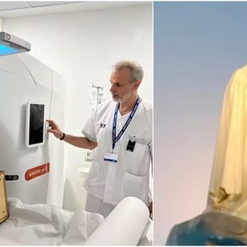 Exame em imagem de Nossa Senhora da Fátima revela pequena cápsula escondida