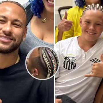 Filho de Neymar, Davi Lucca segue o pai e também adere às tranças