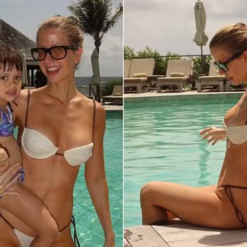 Gabriela Prioli curte St. Barths com o marido e a filha; veja fotos