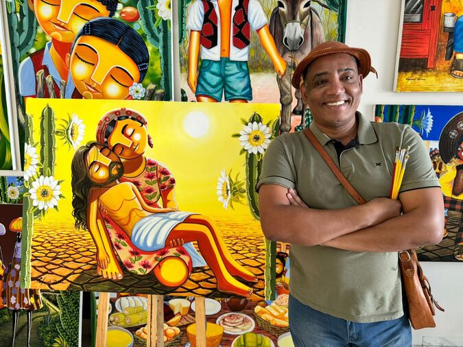Artista plástico baiano é premiado pela Academia Internacional de Arte Moderna de Roma