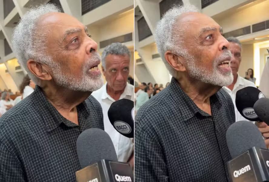 Gilberto Gil homenageia Preta Gil em missa de sétimo dia: “A partida dela contribuiu para sermos mais amorosos”