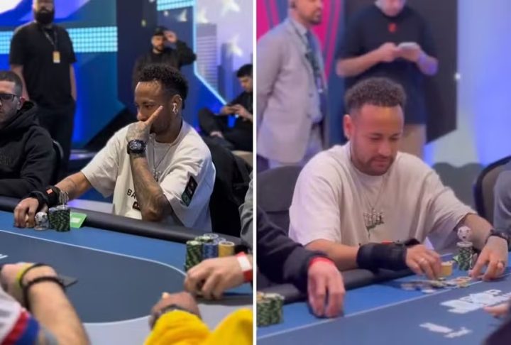 Neymar se classifica em torneio de pôquer que vale R$ 1,5 milhão