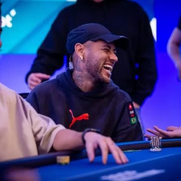 Neymar fatura bolada, mas é eliminado em reta final de torneio de pôquer; veja prêmio