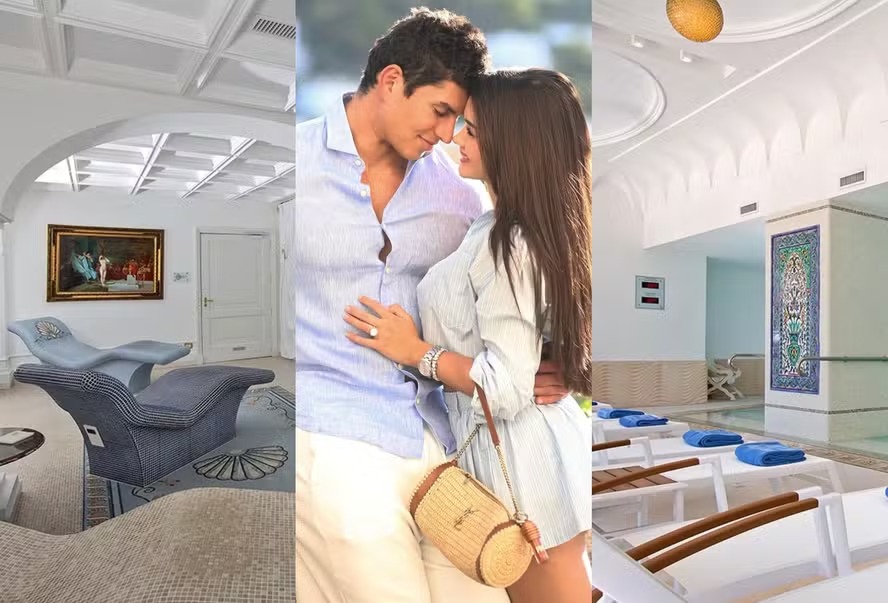 Franciny Ehlke e marido bilionário se hospedam em hotel na Itália com diárias de R$ 60 mil