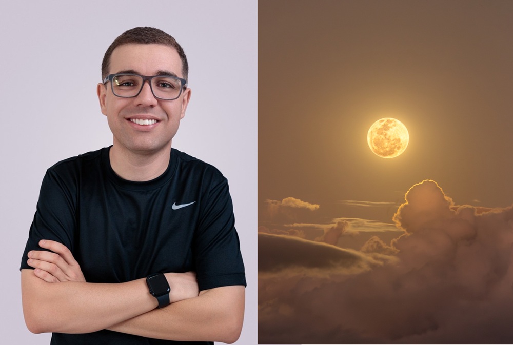 Foto de lua cheia feita por baiano ganha destaque em site da Nasa