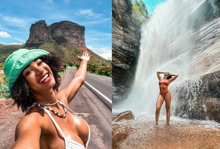 Aline Patriarca abre álbum de fotos na Chapada Diamantina