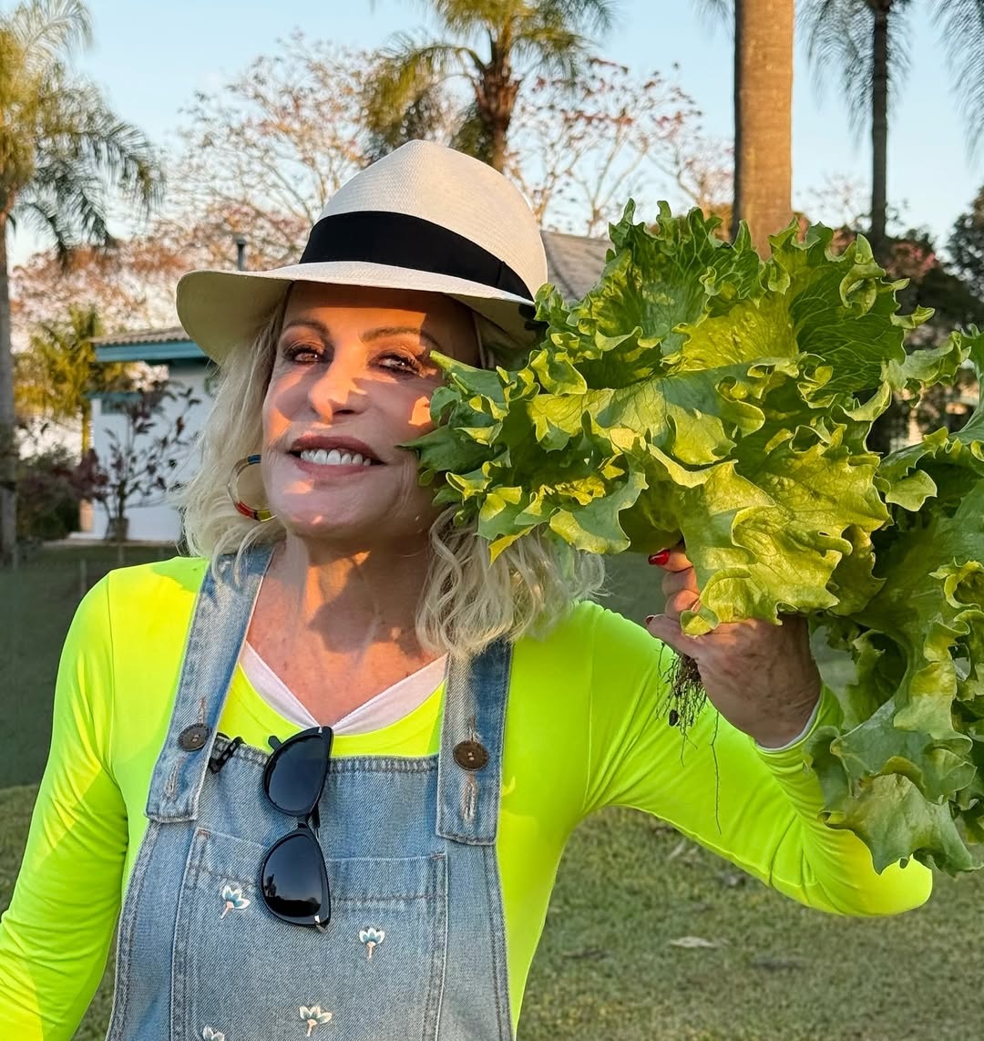 Ana Maria Braga compartilha bastidores de gravação em sua fazenda