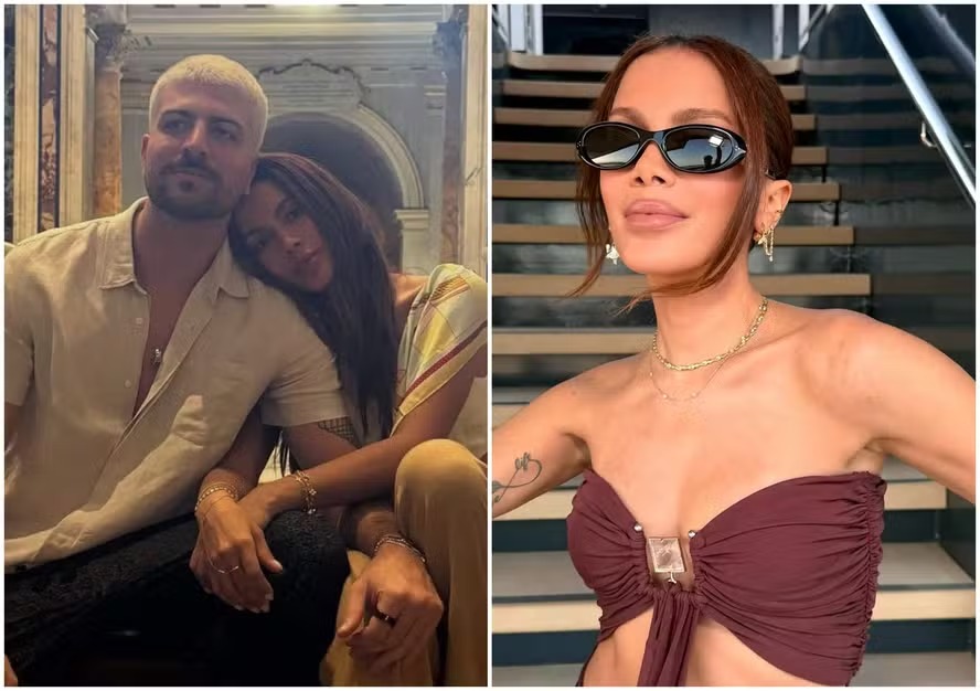 Anitta posa com namorado e exibe ‘novo rosto’ em Roma