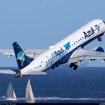 Azul é eleita a 3ª companhia aérea mais pontual do mundo, no mês de junho