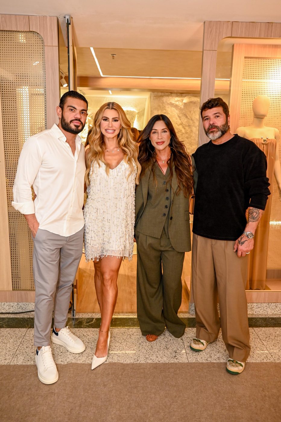André Holanda, Janaina Santucci, Claudia Martins e Rodrigo Rocha