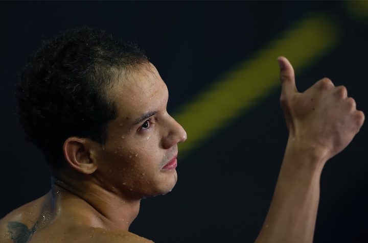 Baiano Guilherme Caribé fica em 4º lugar nos 100m livre do Mundial de Natação, com segundo melhor tempo da carreira