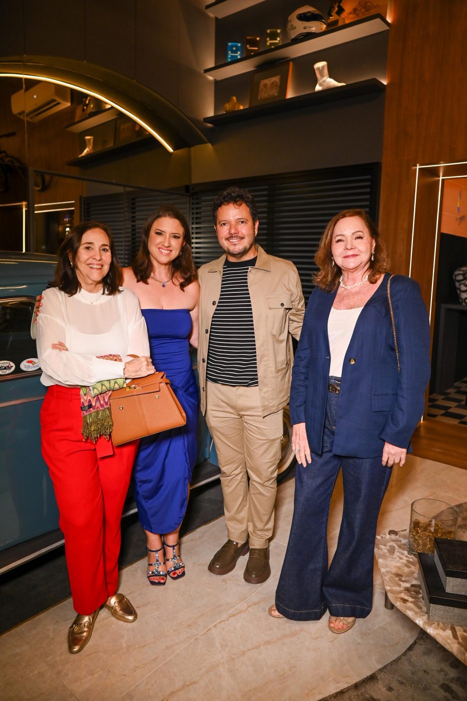 Iole Kelsch, Mariana Fedulo, Márcio Simões e Eliane Kruschewsky