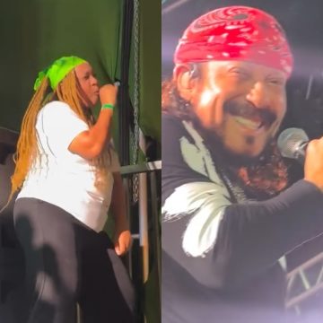Interprete de libras rouba a cena em show de Bell Marques e reação do cantor viraliza