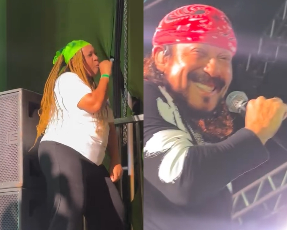 Interprete de libras rouba a cena em show de Bell Marques e reação do cantor viraliza