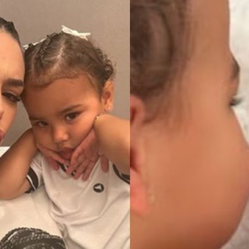 Bruna Biancardi registra momento fofo entre as filhas, Mavie e Mel: ‘Amor’