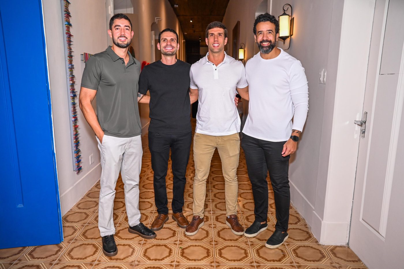 Vinicius Fonseca, Vinicius Landeiro, Felipe Mattos e Isaac Silva