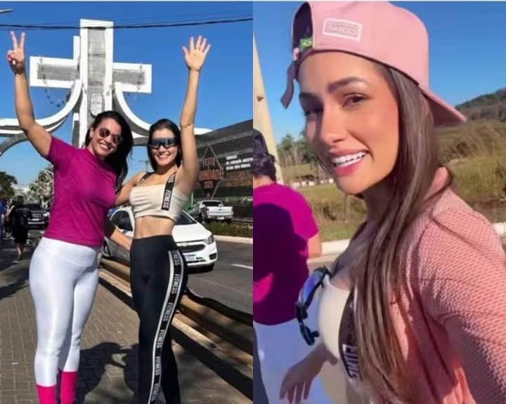 Esposa de Amado Batista participa de romaria após suposta crise no casamento