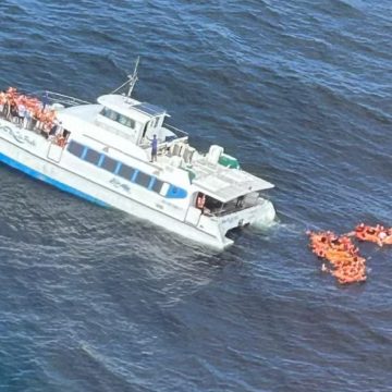 Acidente deixa embarcação à deriva na Ilha de Itaparica