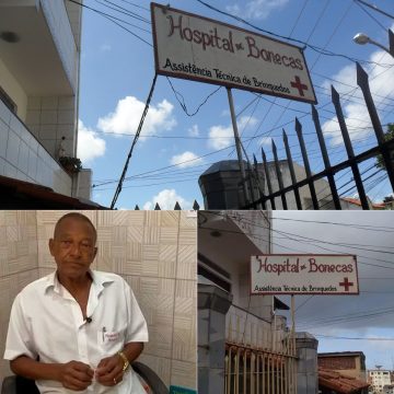 Conheça o artesão que comanda um “Hospital de Bonecas” e conserta brinquedos em Salvador