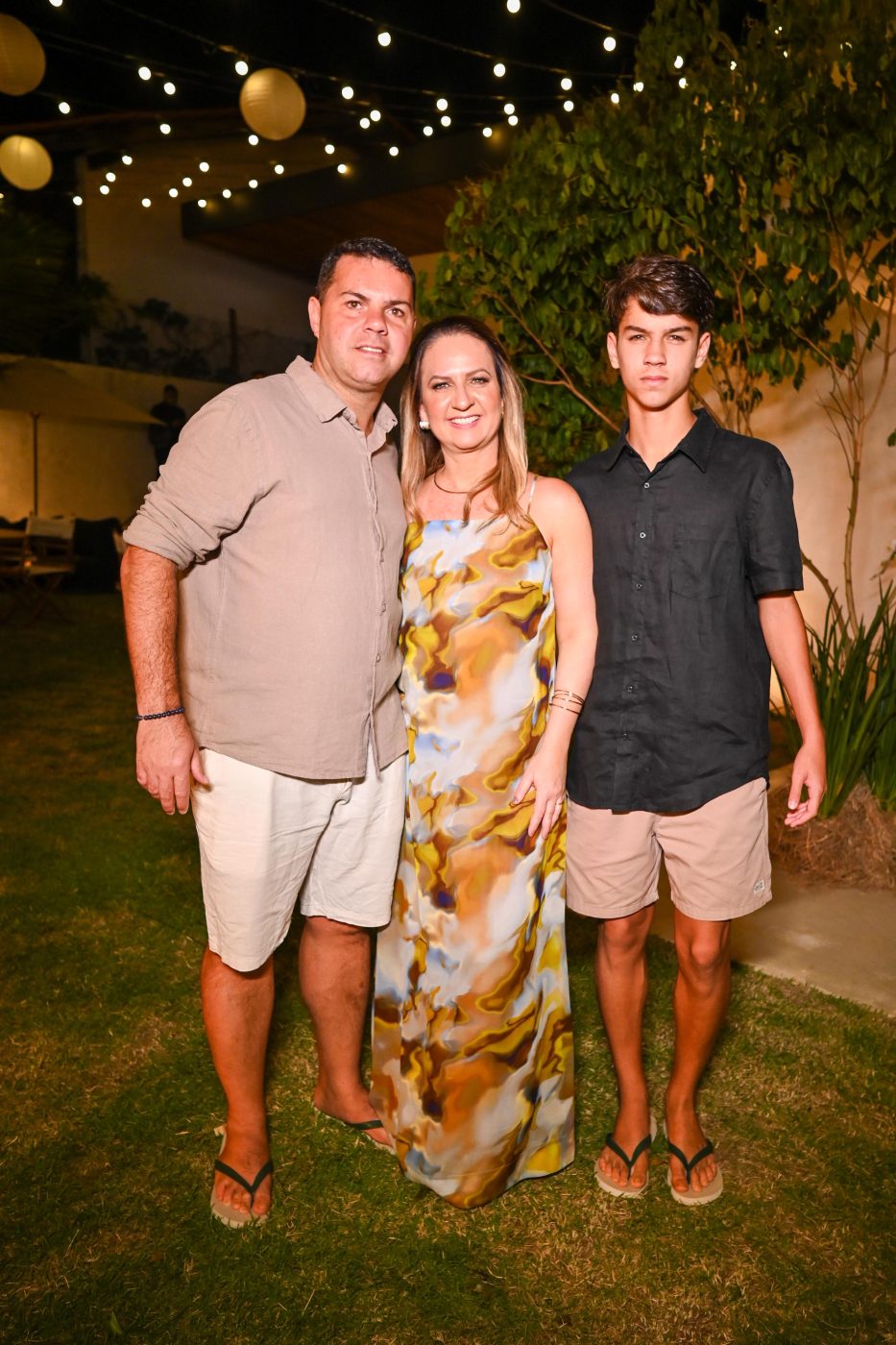 Felipe, Lisandra e Bernardo Casagrande