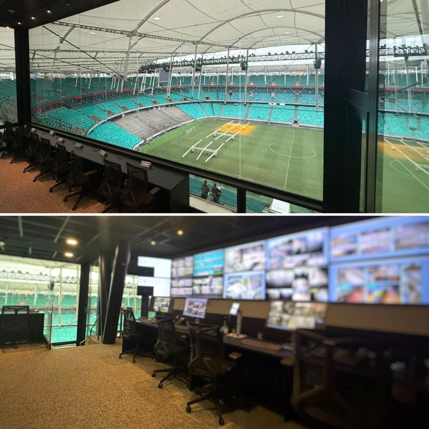 Arena Fonte Nova moderniza iluminação, substitui parte do gramado e amplia segurança