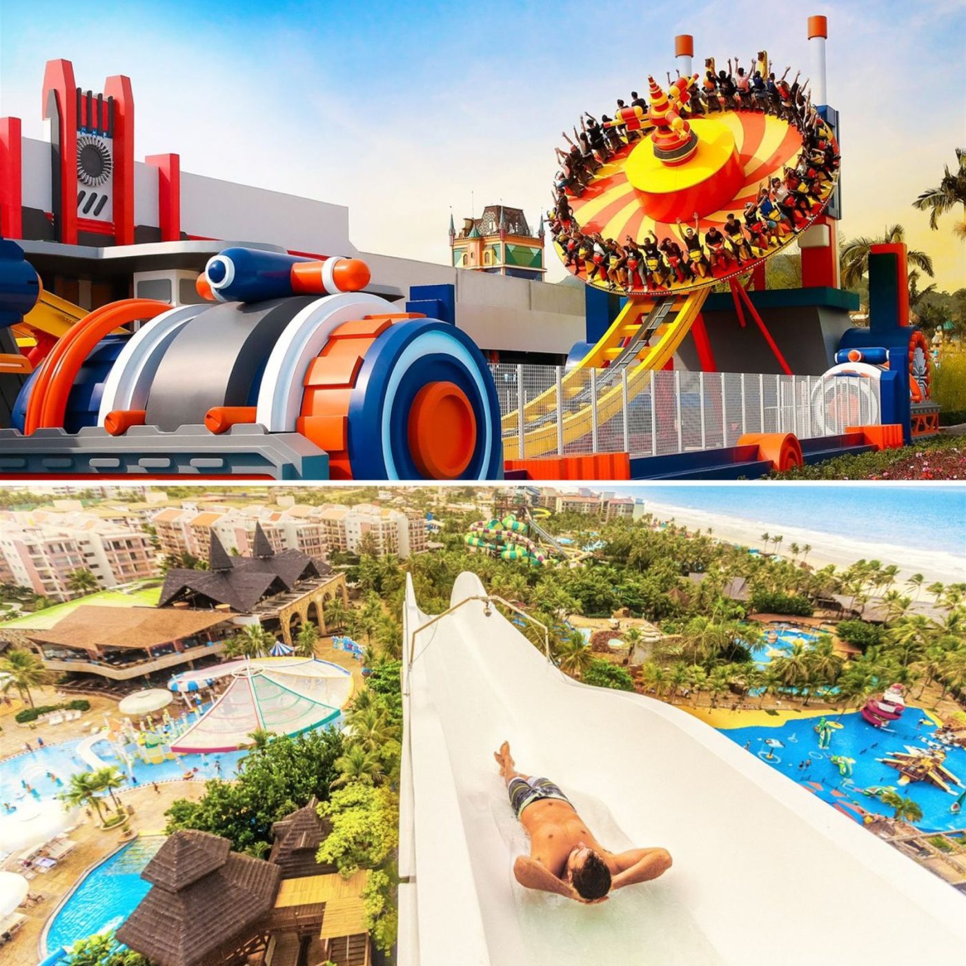 Beach Park e Beto Carrero World se destacam em ranking global de melhores parques do mundo