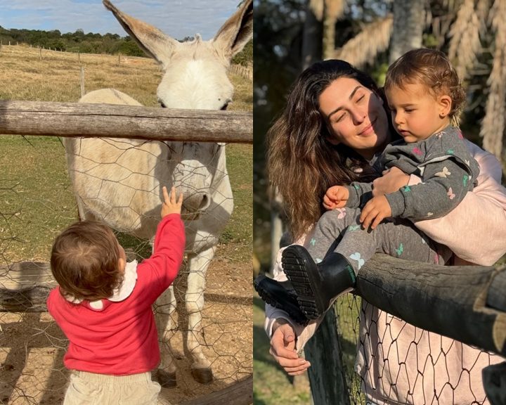 Após deixar Salvador, Fernanda Paes Leme curte viagem com a filha em hotel fazenda; veja fotos